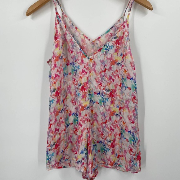 Naked Princess Le Marche Silk Romper Seychelles Print Size Large - Picture 5 of 6